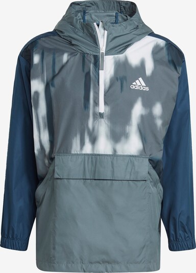 ADIDAS PERFORMANCE Sportjas 'Back to Sport WIND.RDY' in de kleur Navy / Smoky blue / Wit, Productweergave