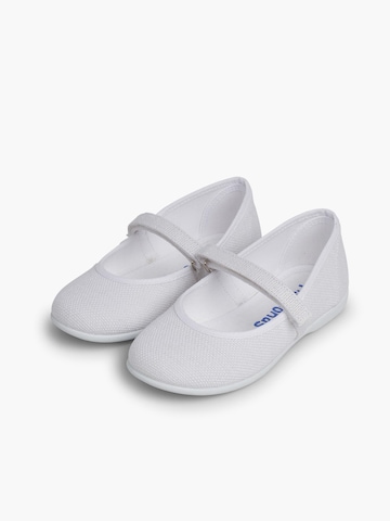 Ballerines Pisamonas en blanc