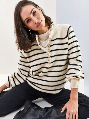 Bianco Lucci Pullover 'Pullover' in Weiß: Vorderseite