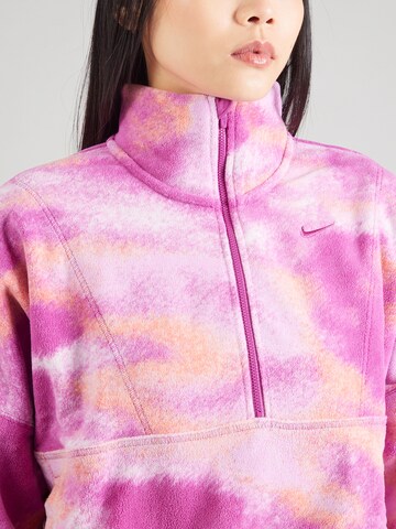 NIKE Функциональная флисовая куртка 'One' в Ярко-розовый