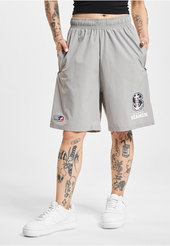 Regular Pantalon 'DefShop x European League of Football Milano Seamen' European League of Football en gris