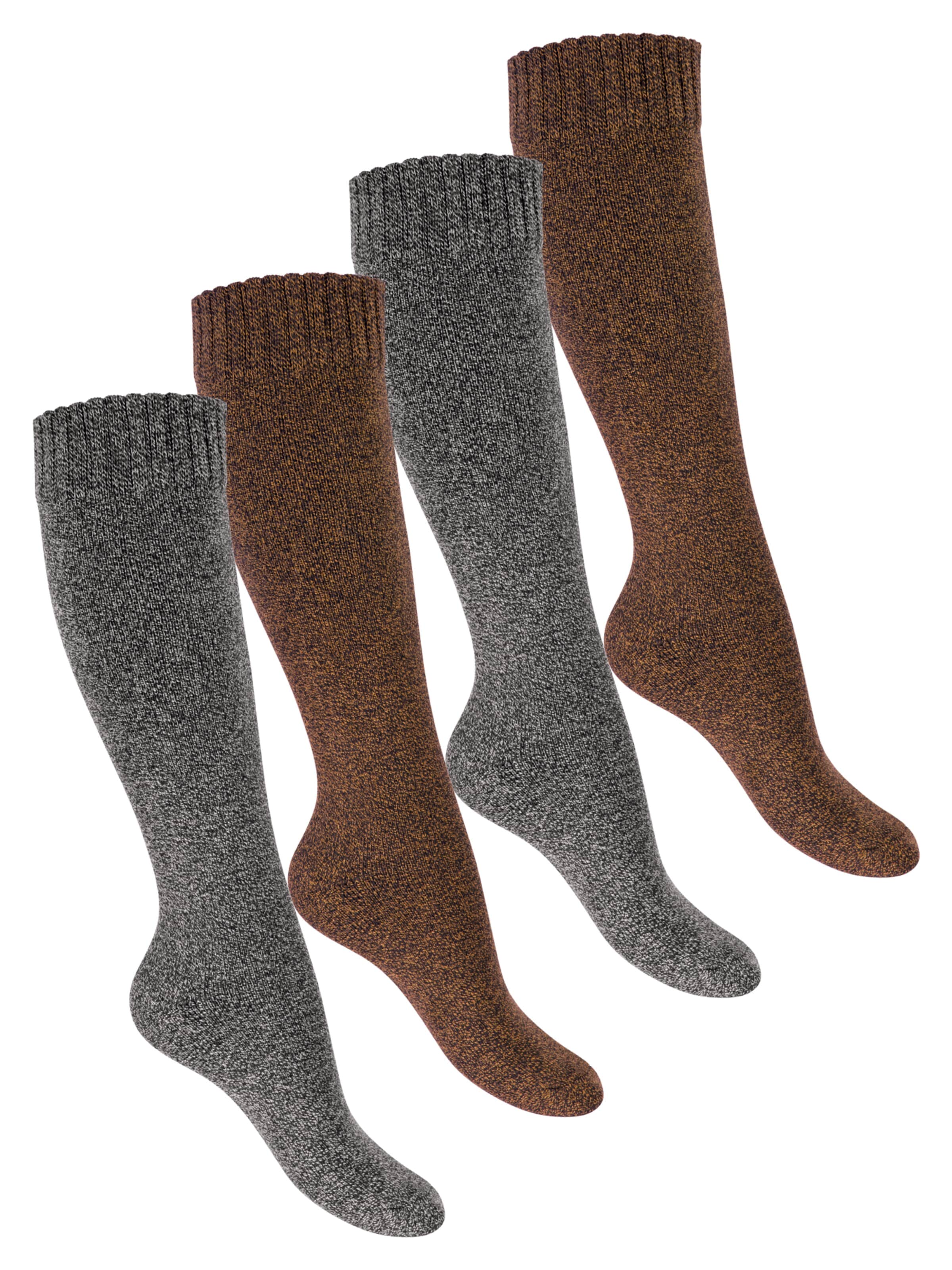 footstar Kniestrümpfe 'Winter Comfort' in Braun: Vorderseite