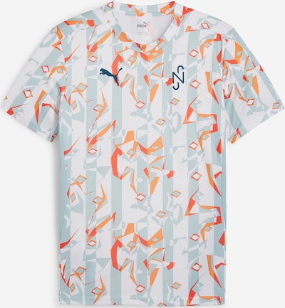 PUMA Funktionsshirt 'Neymar' in pastellblau / dunkelblau / orange / weiß, Produktansicht