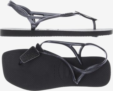 HAVAIANAS Sandals & High-Heeled Sandals in 39 in Black: front