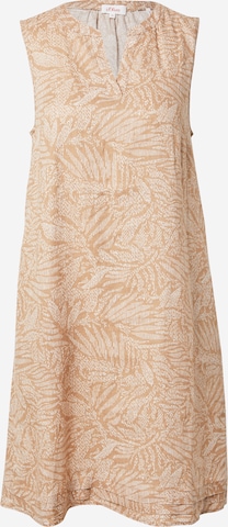 s.Oliver Summer Dress in Beige: front