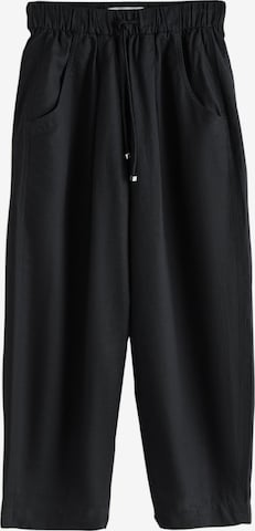 Barrel Pantalon à pince Next en noir : devant