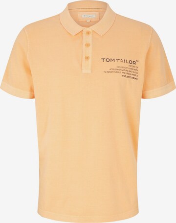 T-Shirt TOM TAILOR en orange : devant