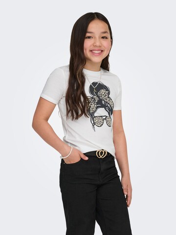 ONLY GIRLS - Camiseta 'KOGEmma' en blanco: frente