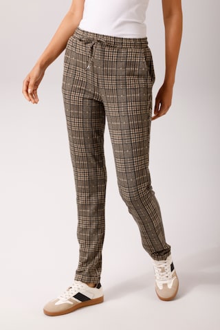 Aniston CASUAL Pajama Pants in Brown
