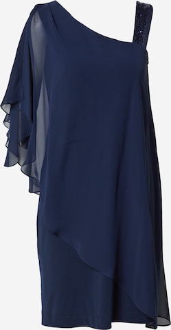 Robe SWING en bleu : devant