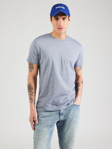 SELECTED T-shirt 'SLHASPEN' i blå: framsida