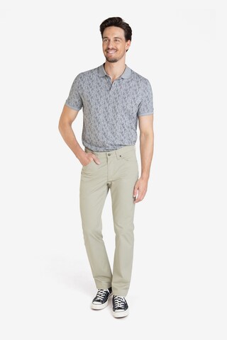 CLUB OF COMFORT Slimfit Hose 'Henry-X5107' in Beige: predná strana