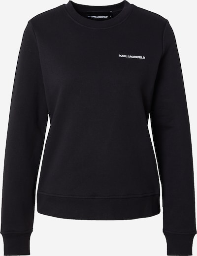 Karl Lagerfeld Свитшот 'ESSENTIAL' в Черный / Белый, Обзор товара