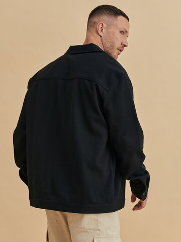 DAN FOX APPAREL Between-Season Jacket 'Marco' in Black