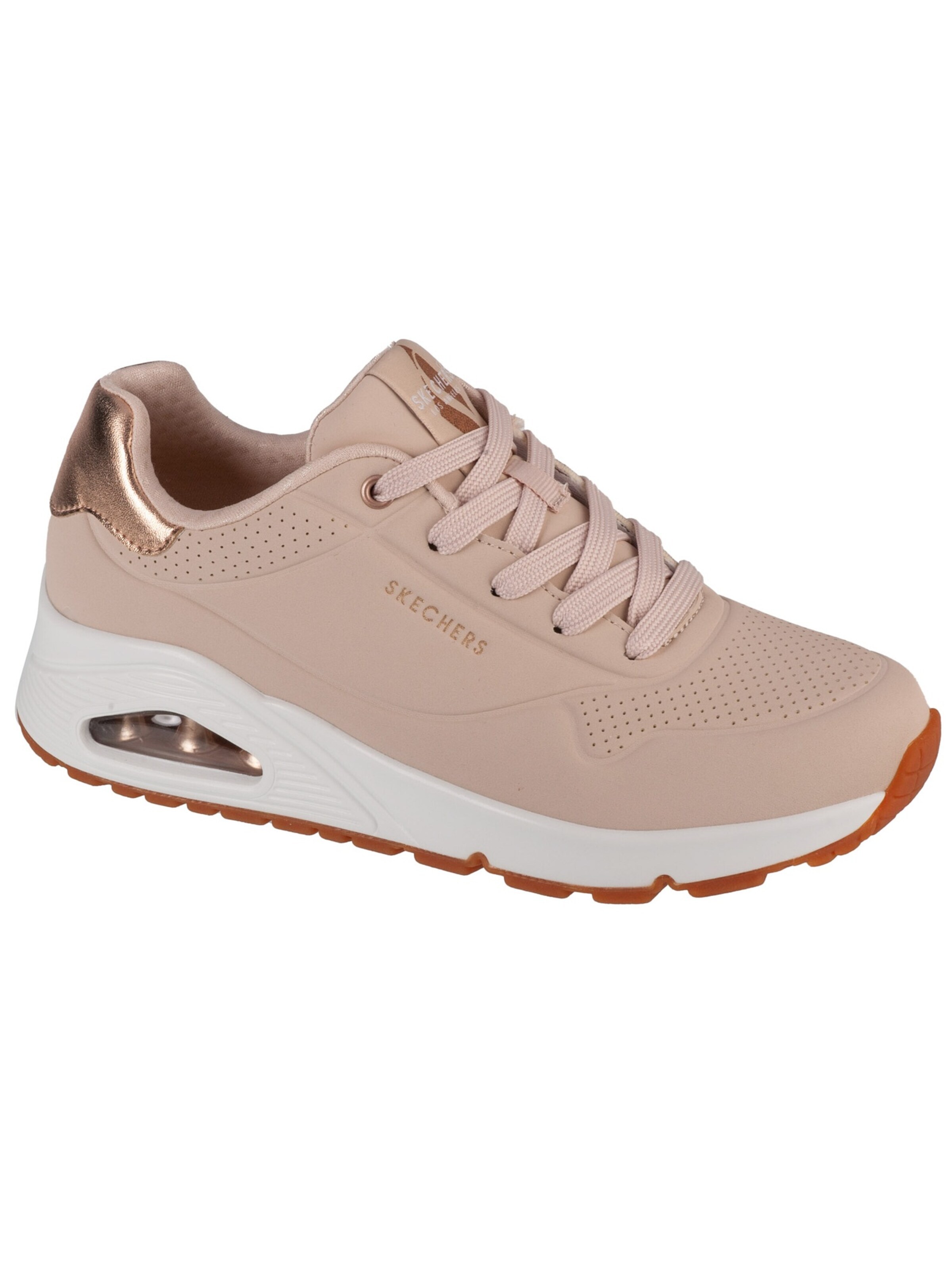 SKECHERS Platform trainers 'Uno-Golden Air' in Beige: front