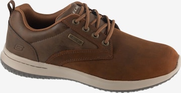 Chaussure de sport à lacets 'Skechers Delson Antigo' SKECHERS en marron : devant