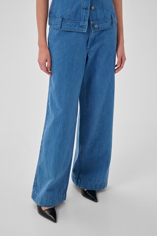 My Essential Wardrobe Wide Leg Jeans 'MWTessa' in Blau