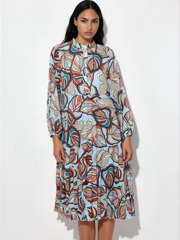MSN Collection - Vestido em azul: frente