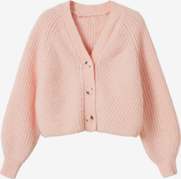 MANGO Strickjacke 'Halfisin' in Pink: predná strana