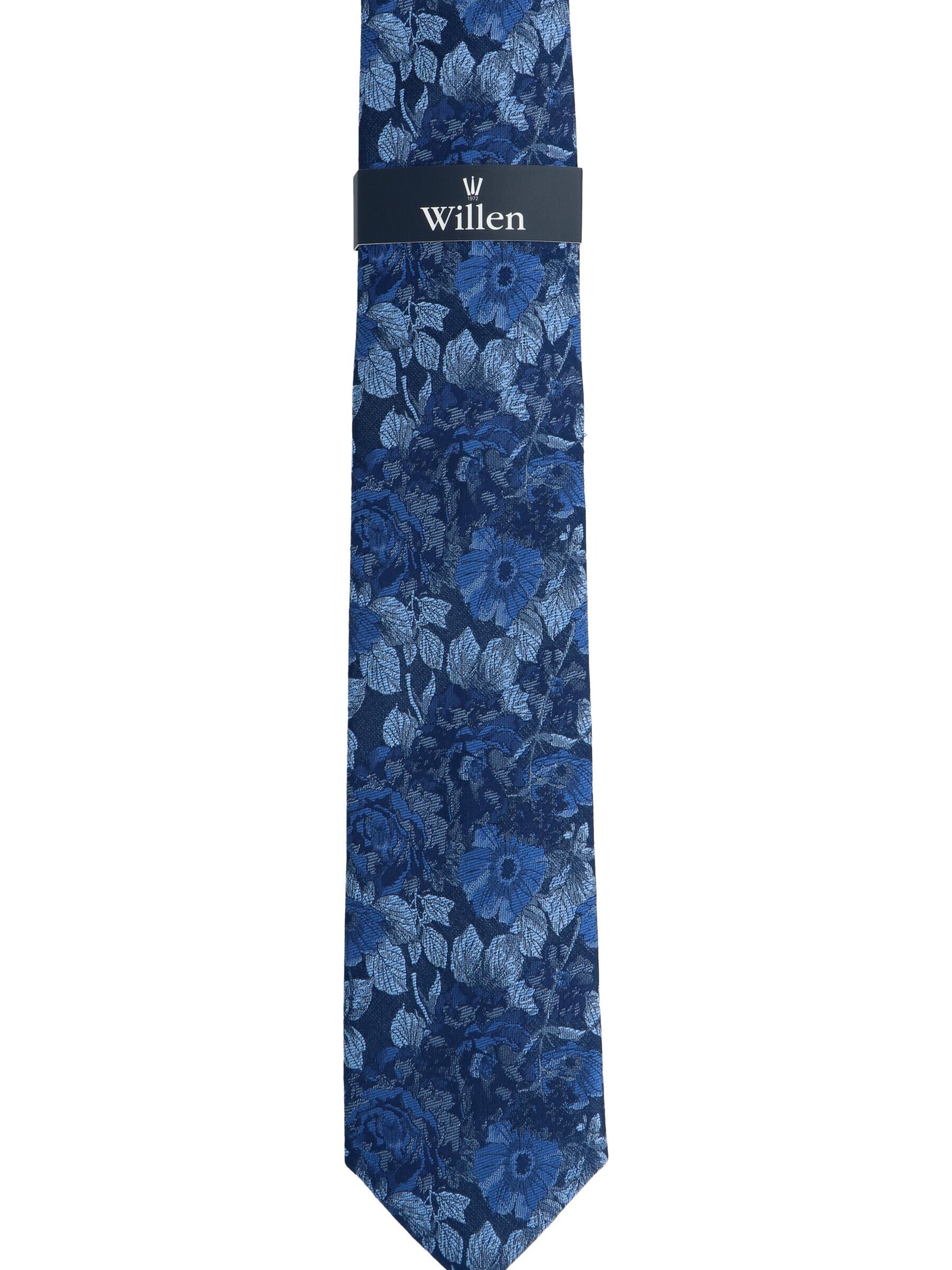 WILLEN Tie 'Millefleur Marine' in Blue