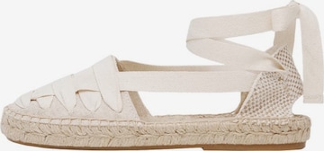 MANGO KIDS Sandals 'Ari' in White: front