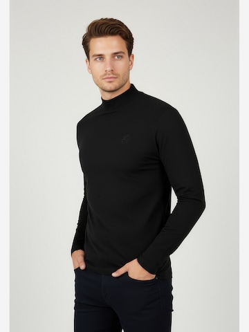 T-Shirt Karl Lagerfeld en noir : devant