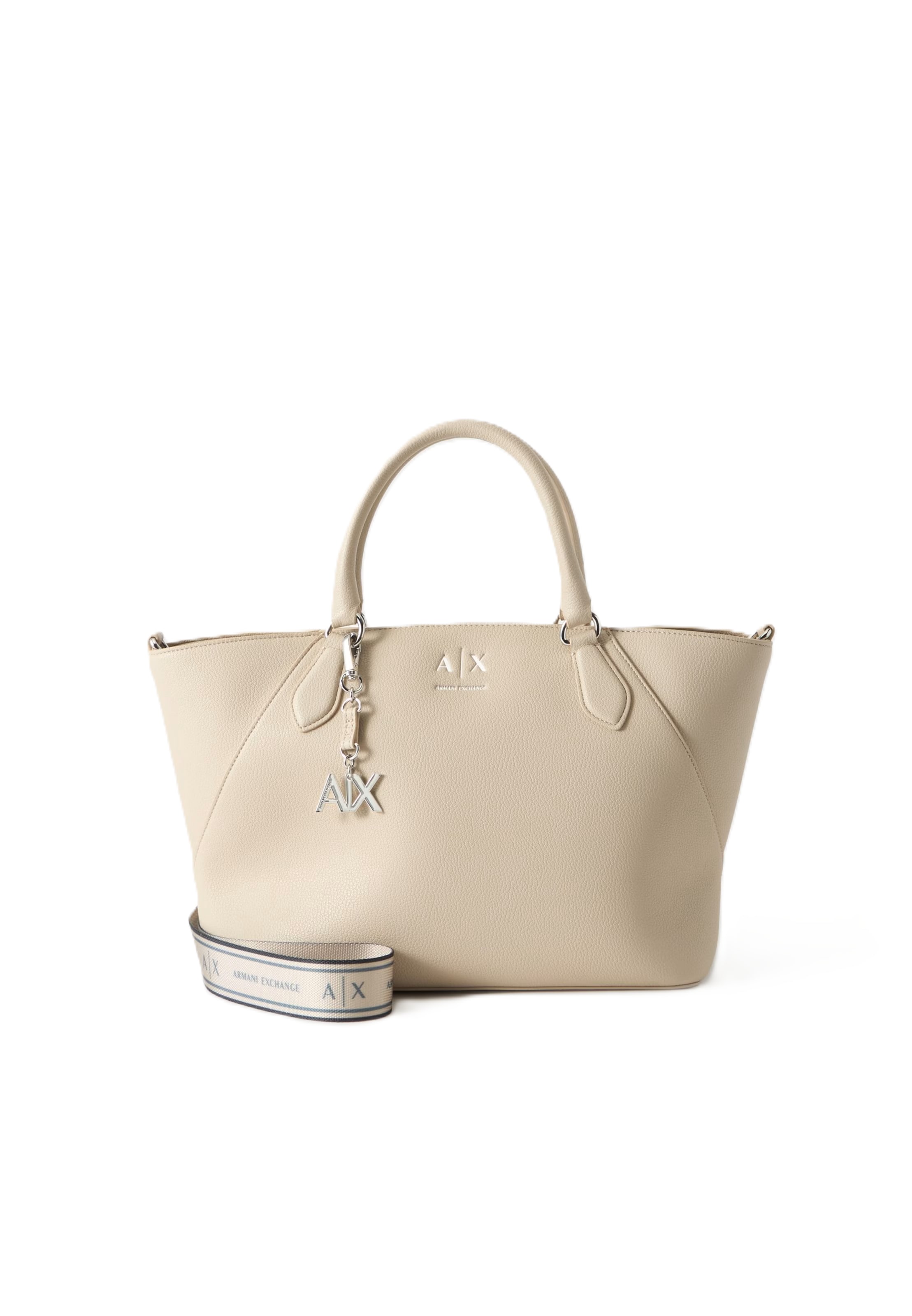 ARMANI EXCHANGE - Shopper en beige: frente
