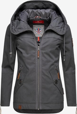 NAVAHOO Between-Season Jacket 'Wekoo' in Grey: front