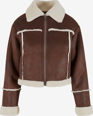 Urban Classics Übergangsjacke in Braun: Vorderseite