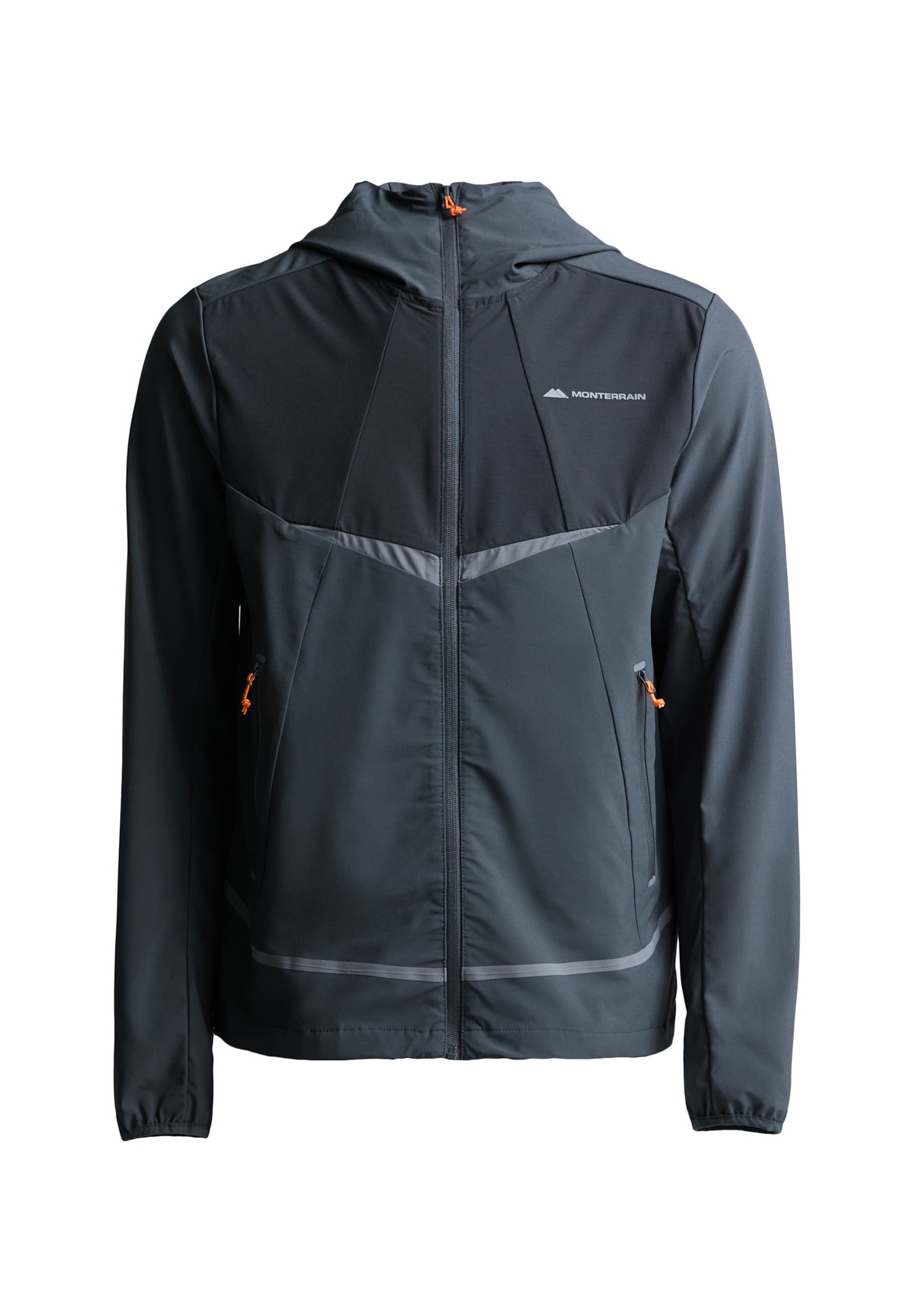 MONTERRAIN Between-Seasons Coat in Grey: front