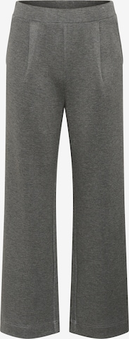 SOAKED IN LUXURY Wide leg Pants in Grey: front