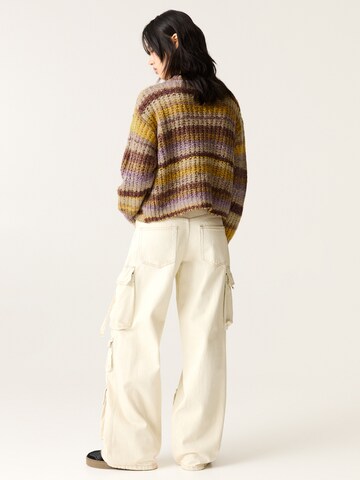 Pull-over Pull&Bear en jaune