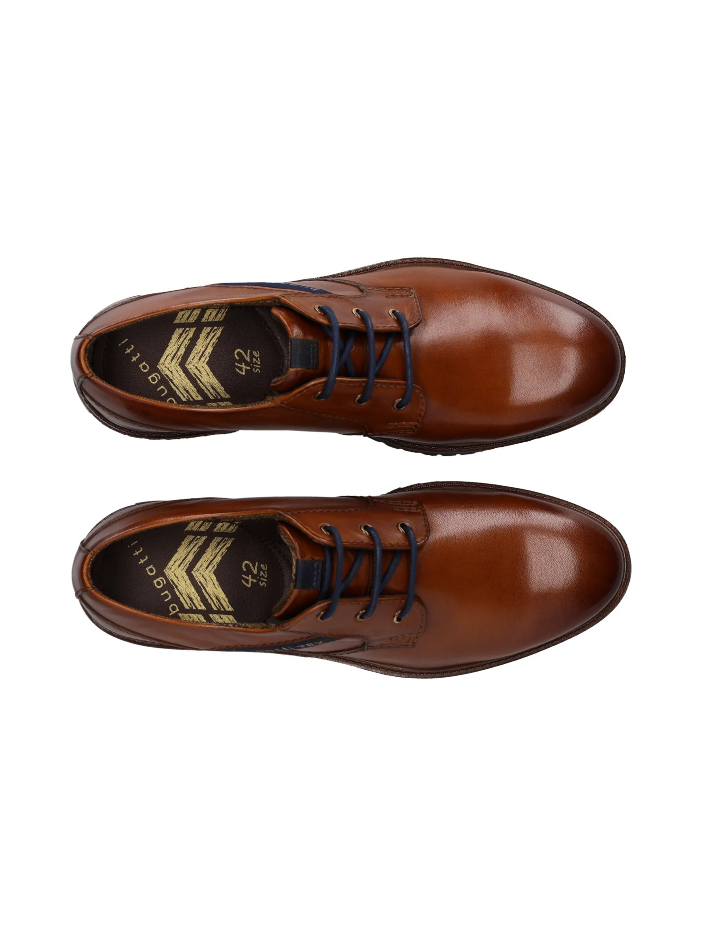Scarpa stringata di bugatti in marrone
