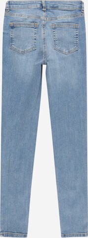 Pieces Kids Slimfit Jeans 'Runa' in Blau