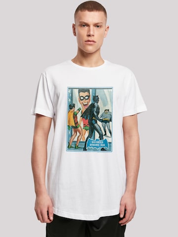 F4NT4STIC Shirt 'DC Comics Batman TV Series Dynamic Duo' in White: front