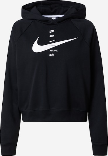 Nike Sportswear Sweatshirt 'Swoosh' in schwarz weiß NIKE Hoodie Damen in weiß | ABOUT YOU