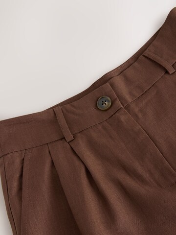 Wide Leg Pantalon Next en marron