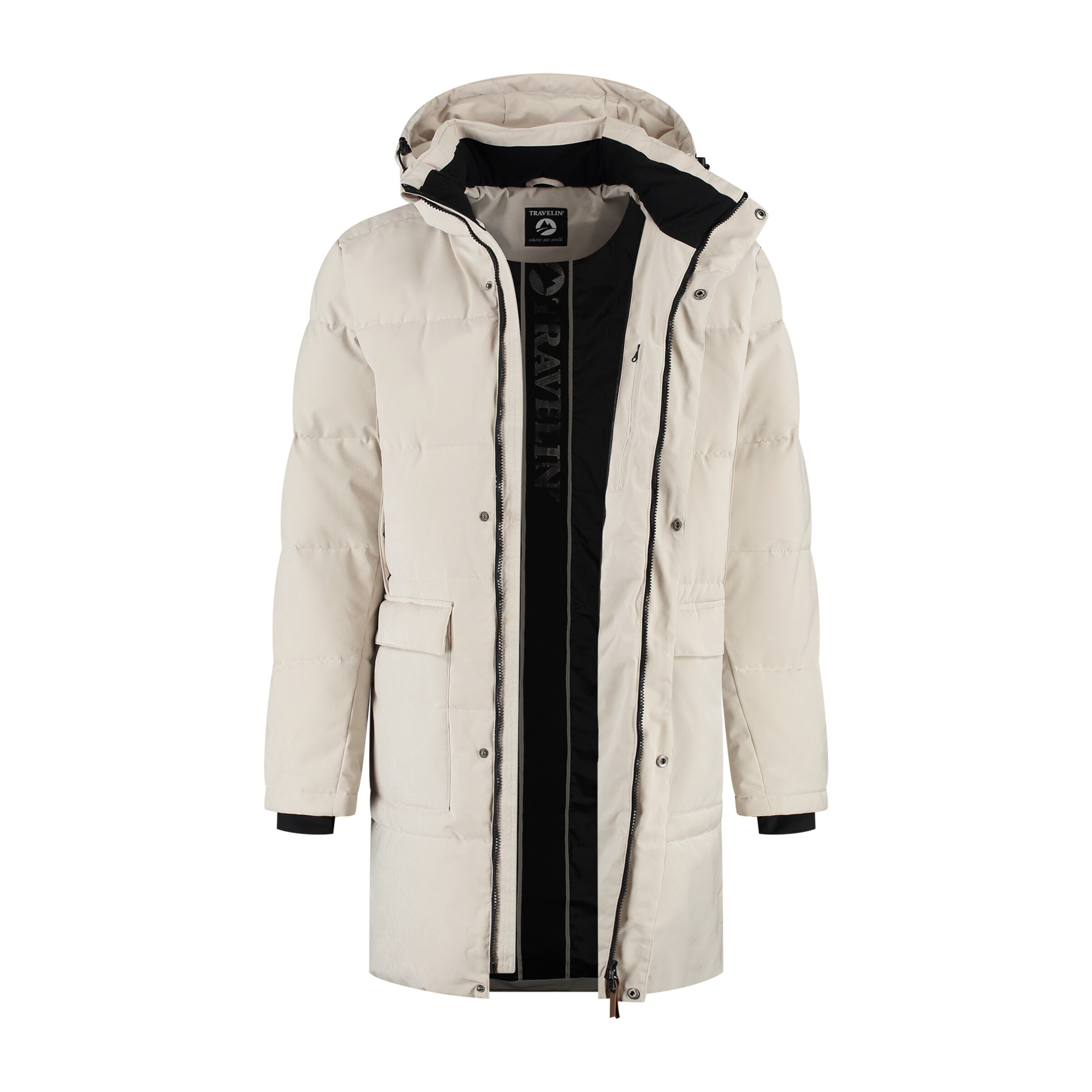 Travelin Winter Jacket 'Ladan' in Beige