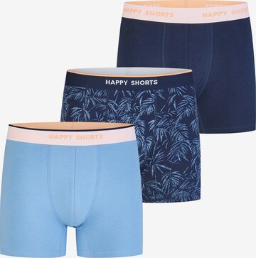 Happy Shorts Boxershorts ' Jersey ' in Blauw: voorkant