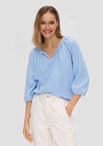 s.Oliver Blouse in Blauw: voorkant