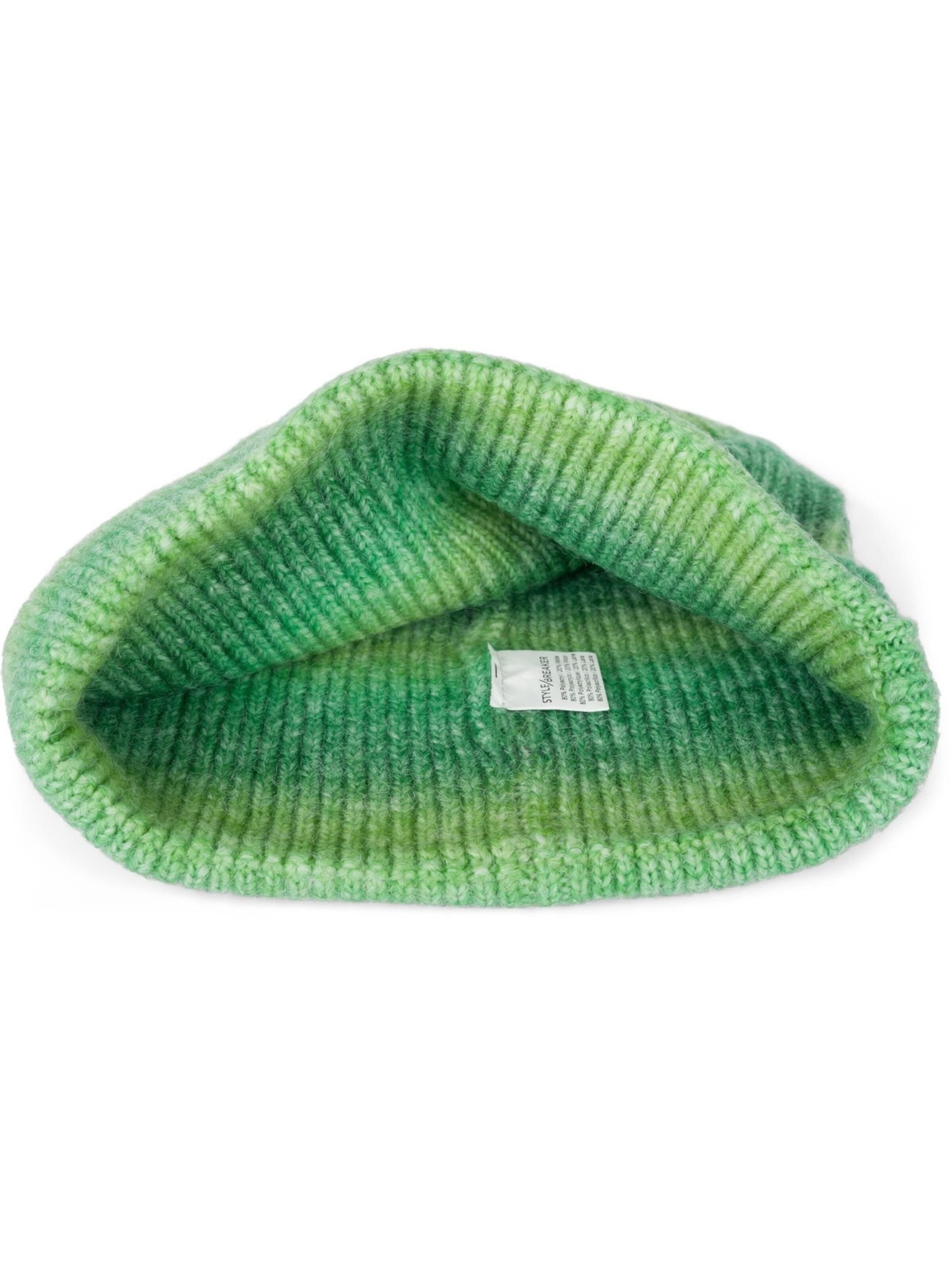 styleBREAKER Mütze 'Strickmütze Ombré'‌‌‌‌‌ in Grün