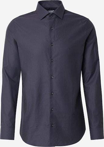 Michael KorsSlim Fit Poslovna košulja - siva boja: prednji dio