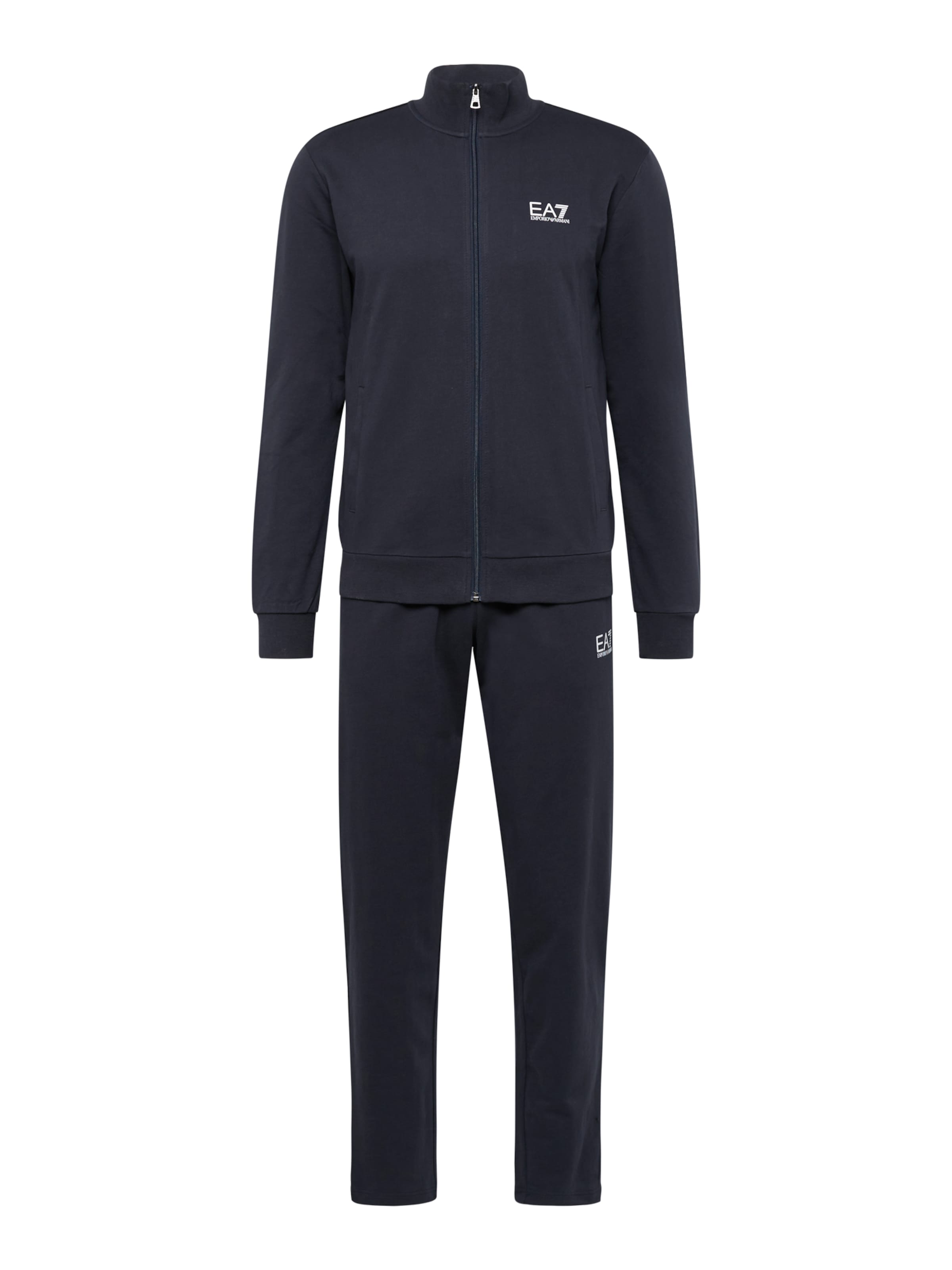 Tuta da jogging 'Tuta' di EA7 Emporio Armani in blu: frontale