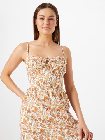 HOLLISTER - Vestido de verão em branco