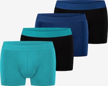 Bruno Banani Boxershorts 'Flowing' in Blau: Vorderseite