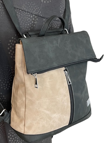 Kumixi Rugzak '2in1 Rucksacktasche' in Beige