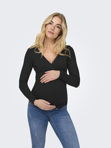 Only Maternity - Camiseta 'OLMIpass' en negro