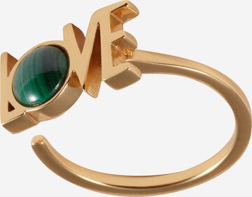 Bague 'Great Love' Design Letters en vert : devant