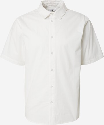 ABOUT YOU x Kevin Trapp Regular fit Button Up Shirt 'Marius' in White: front