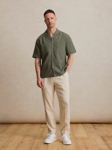 DAN FOX APPAREL - regular Pantalón de pinzas 'Kadir' en beige
